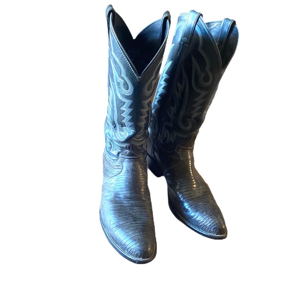 Justin co-boys Leather boots - Picture 2 of 7